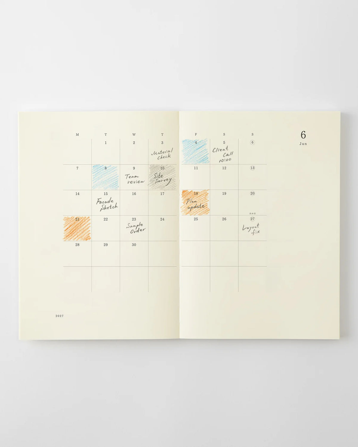 MD Notebook Diary A5 2027