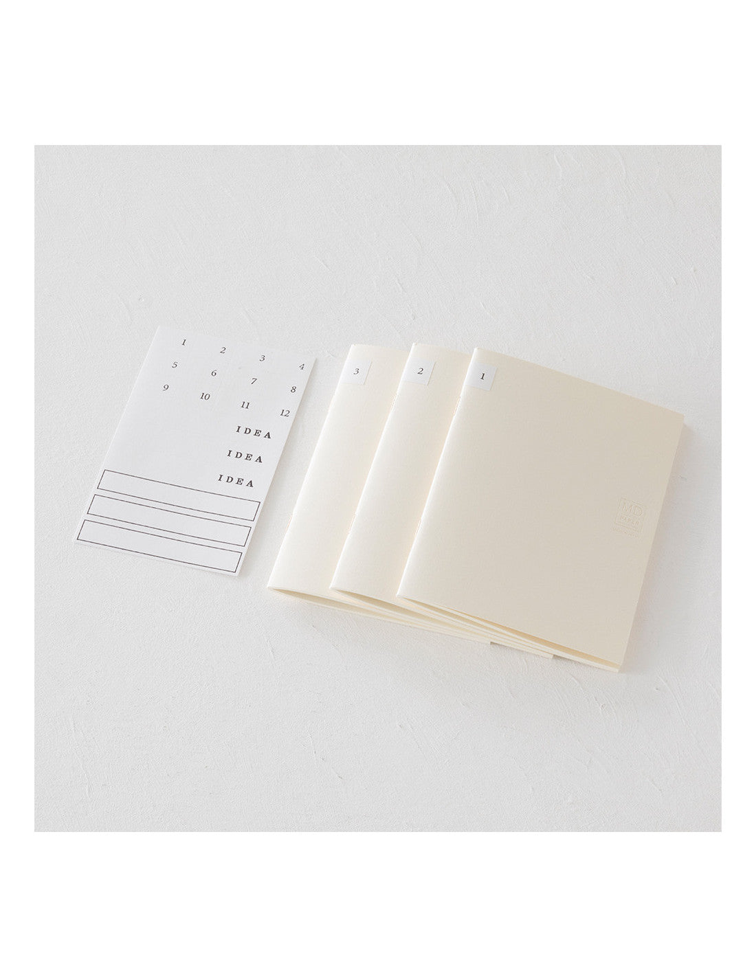 MD Notebook Light B6 - rúðustrikuð (3 í pakka)