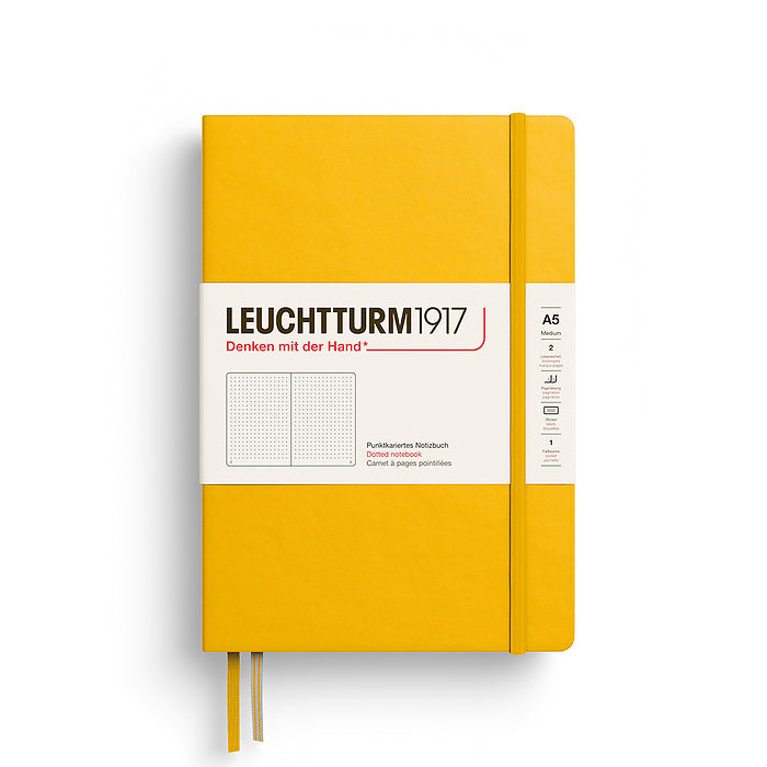 LEUCHTTURM1917 Notebook - A5 Hard Cover Sunflower (dotted)