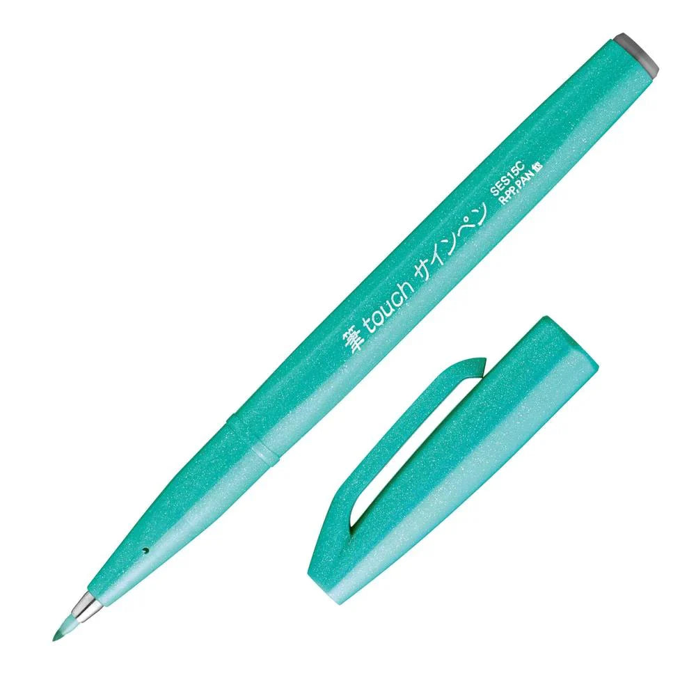Pentel Fude Touch Brush Sign Pen - margir litir