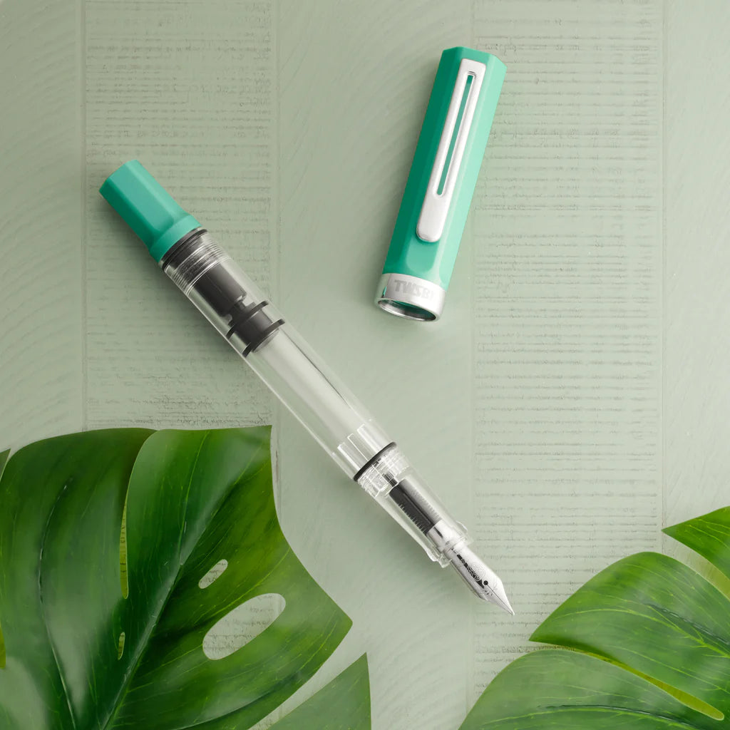 TWSBI ECO PERSIAN GREEN FOUNTAIN PEN - EF/F/M NIB