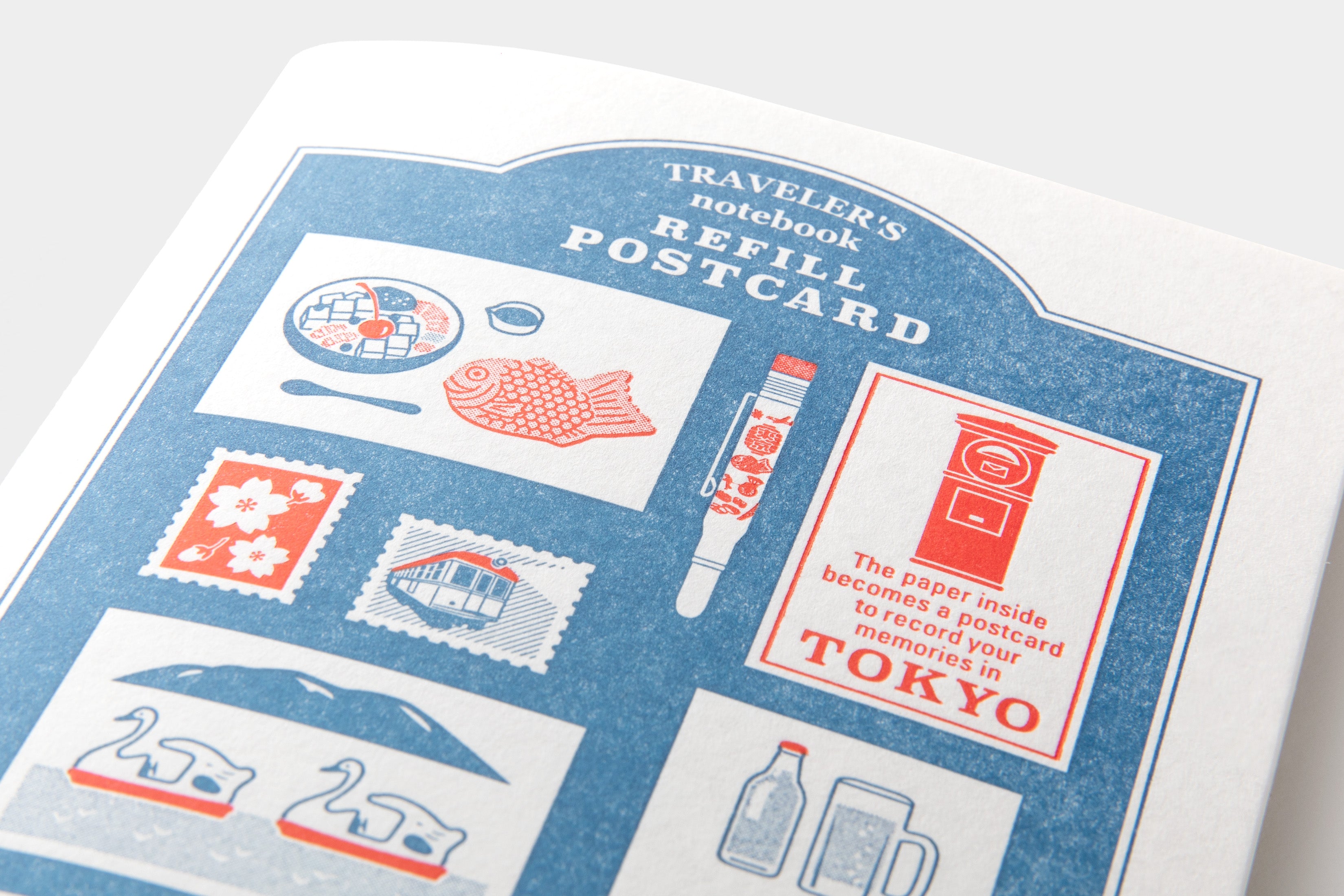TRC TOKYO Traveler's Notebook Refill Postcard