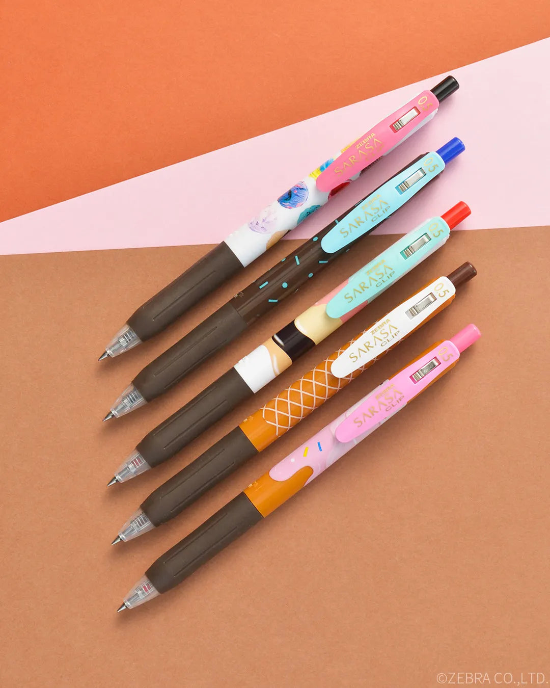 Sarasa Clip sett (0.5mm) - Ice Cream