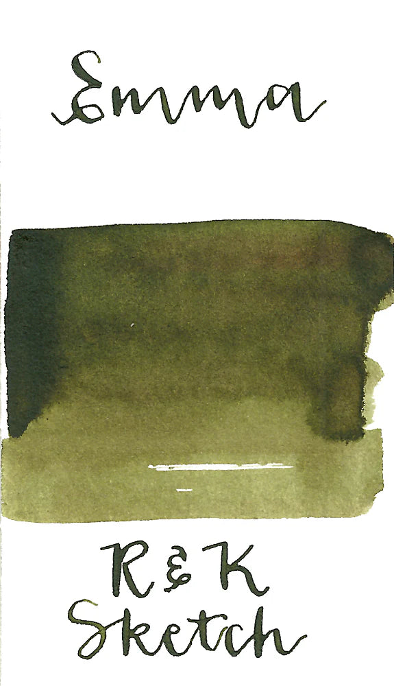 Vatnsþétt teikniblek - SketchInk - Emma (Grænn)