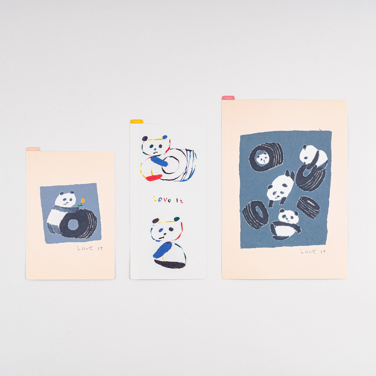 Jin Kitamura: Hobonichi Pencil Board for A5 Size (Love it (Panda))