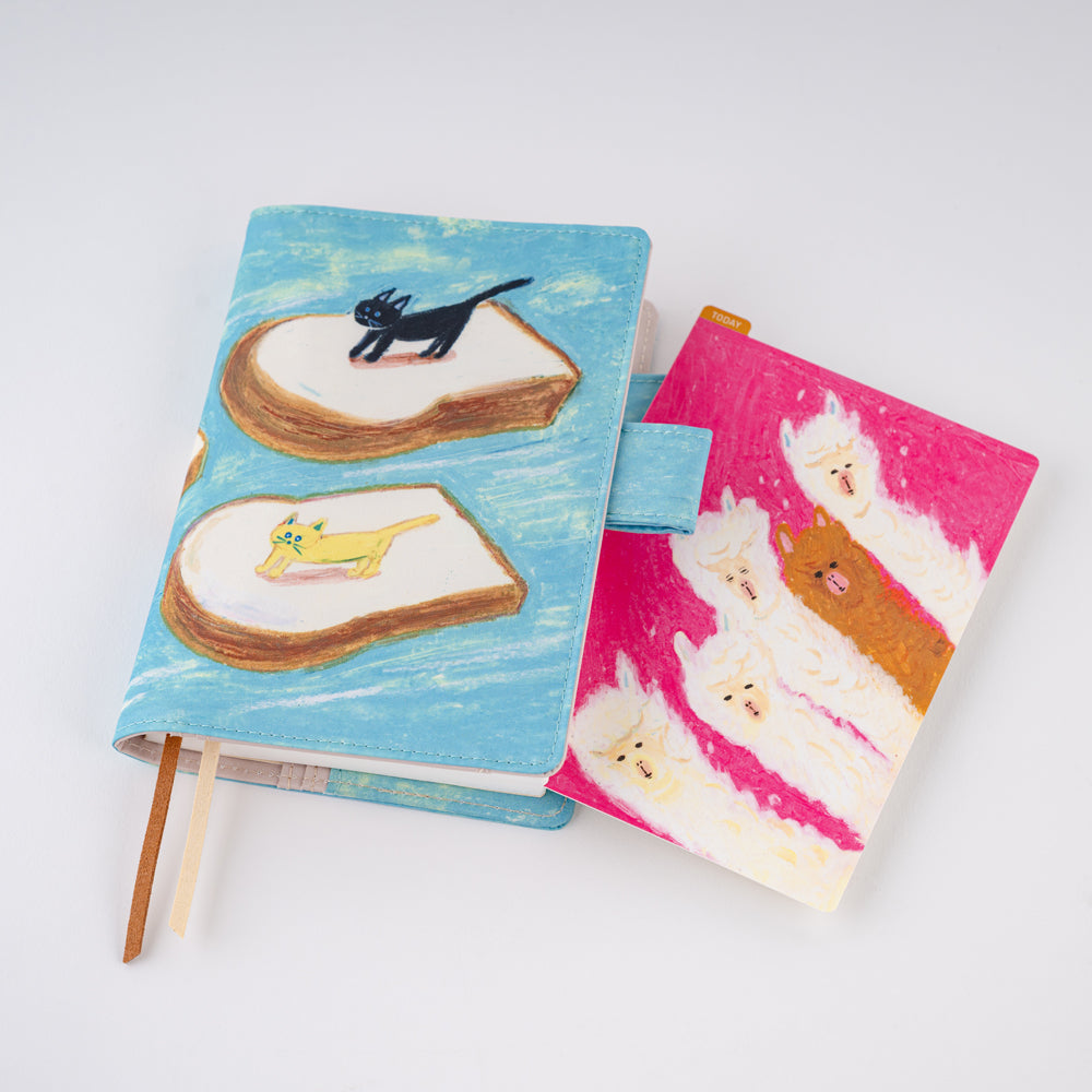 Keiko Shibata: Hobonichi Pencil Board for A6 Size (Upwind alpacas)