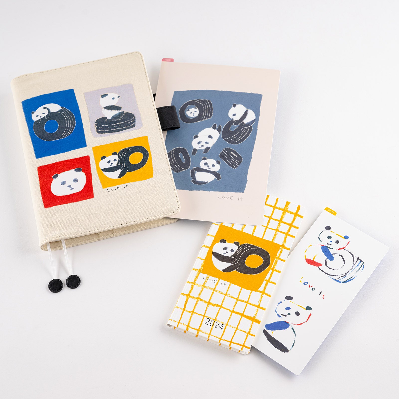 Jin Kitamura: Hobonichi Pencil Board for A5 Size (Love it (Panda))