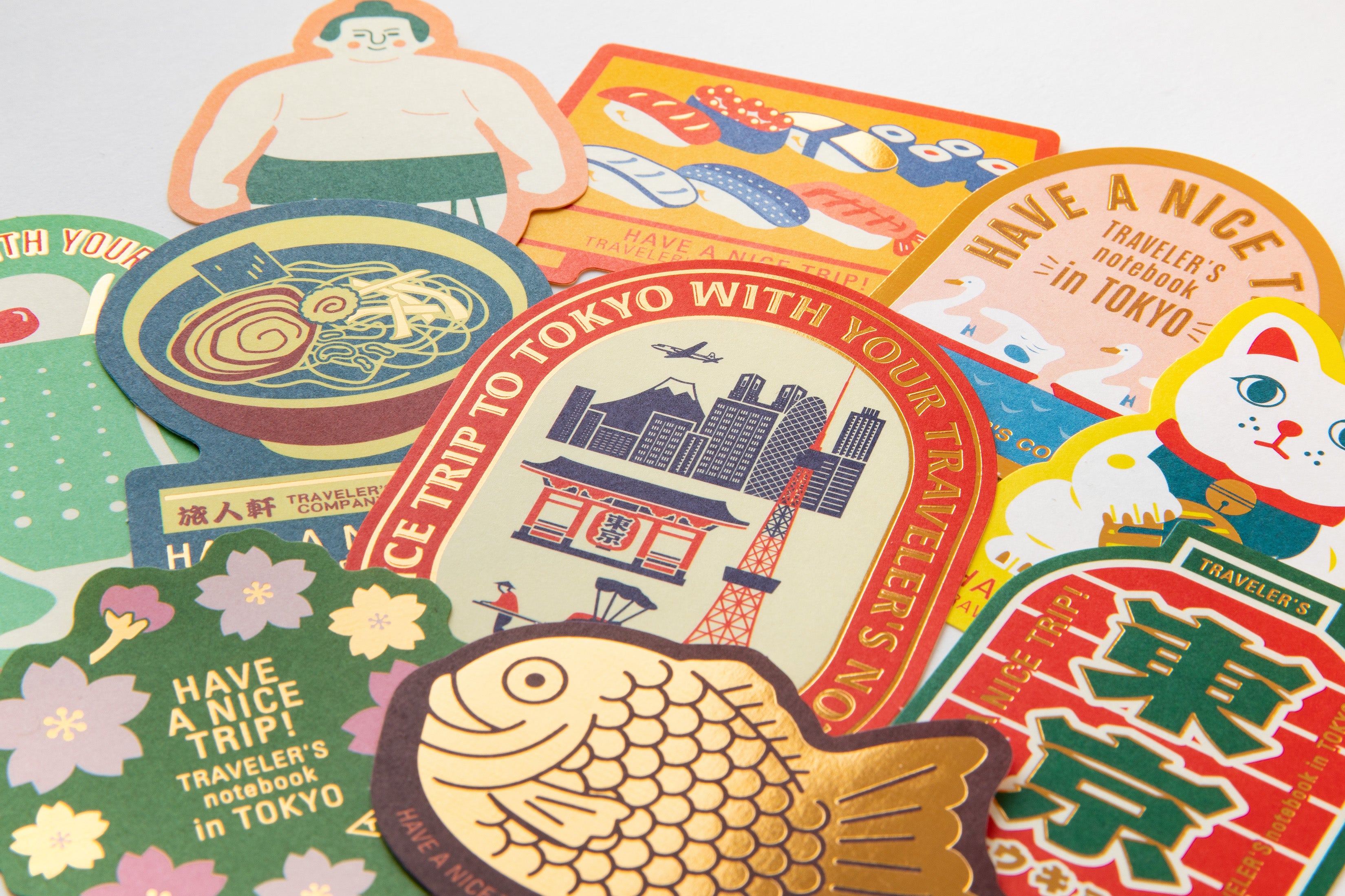 TRC TOKYO Traveler's Notebook Sticker Set TOKYO