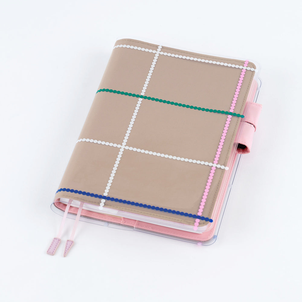 Yoshie Watanabe: Cover on Cover for A5 Size (Dotted Plaid)