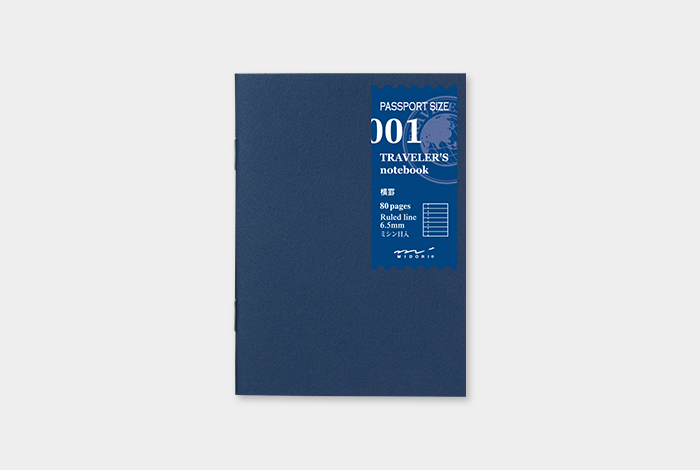 001 Passport Size - Lined