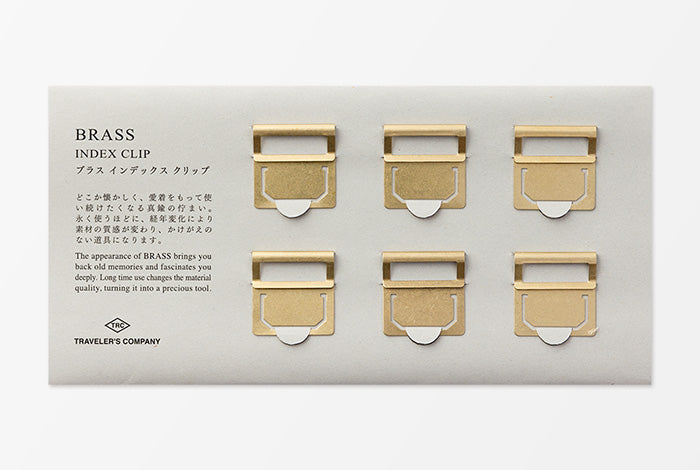 TRC Brass Index Clips
