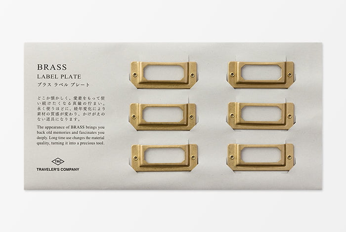TRC Brass Label Plates