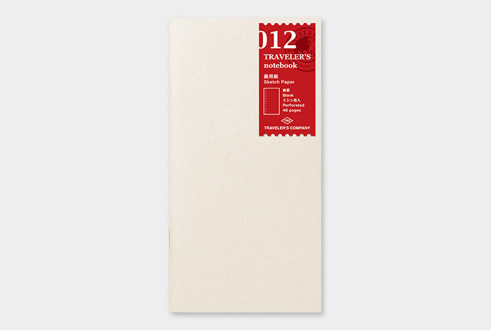 012 Regular Size - Sketch Paper