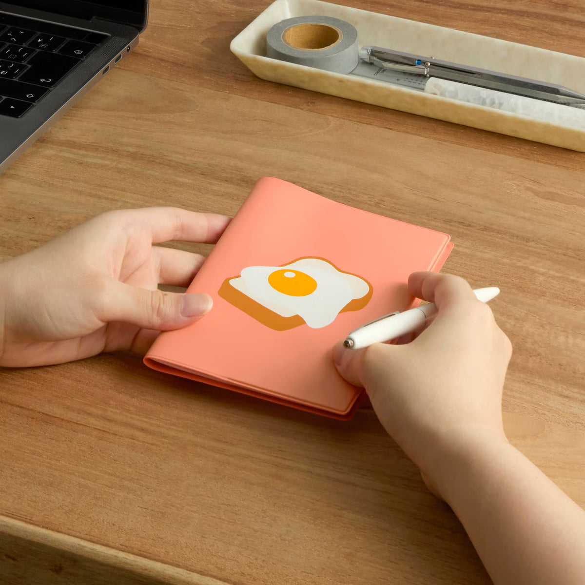 HIGHTIDE Diary Egg Toast Square Mint