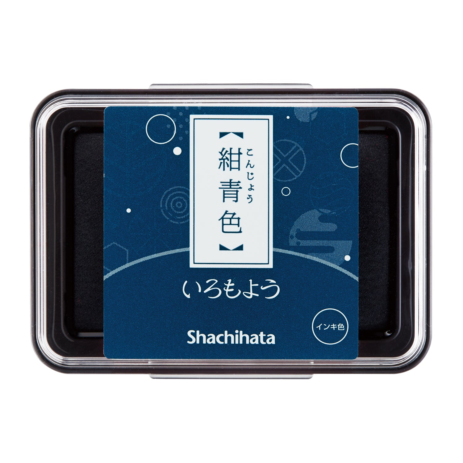 Shachihata stimpilpúði (stærri) - heiðblár 紺青色