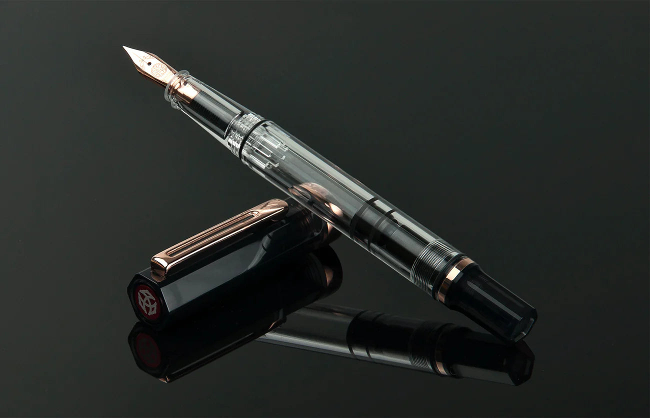 TWSBI ECO SMOKE ROSEGOLD FOUNTAIN PEN EF/F/M