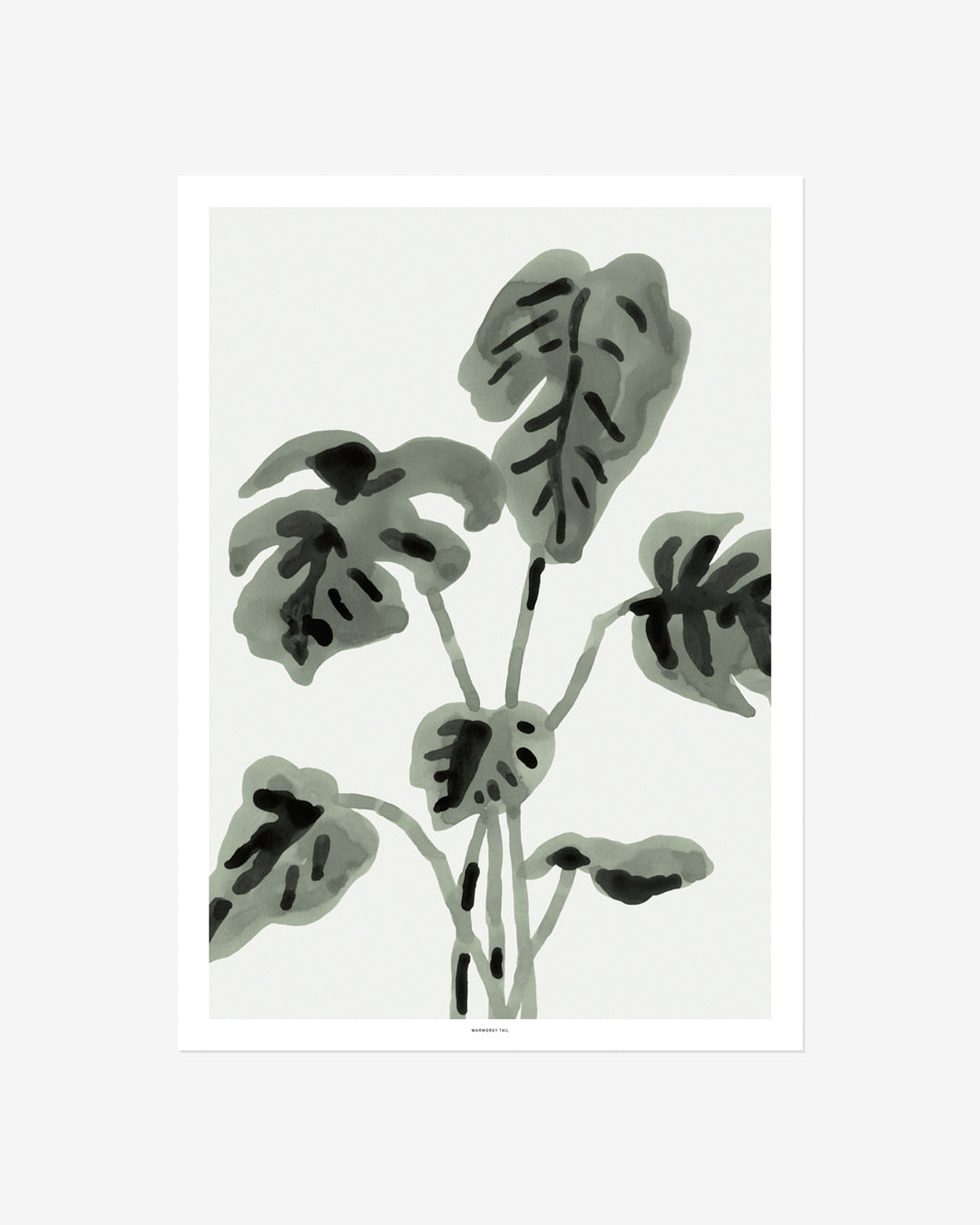 Warmgrey tail plakat - PALM TREE [500x700]