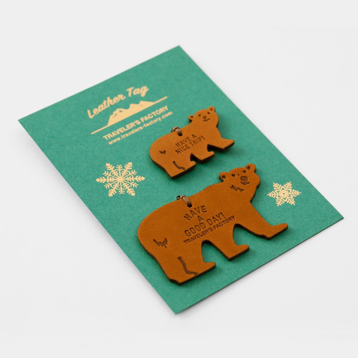 TRC Bear Leather tag