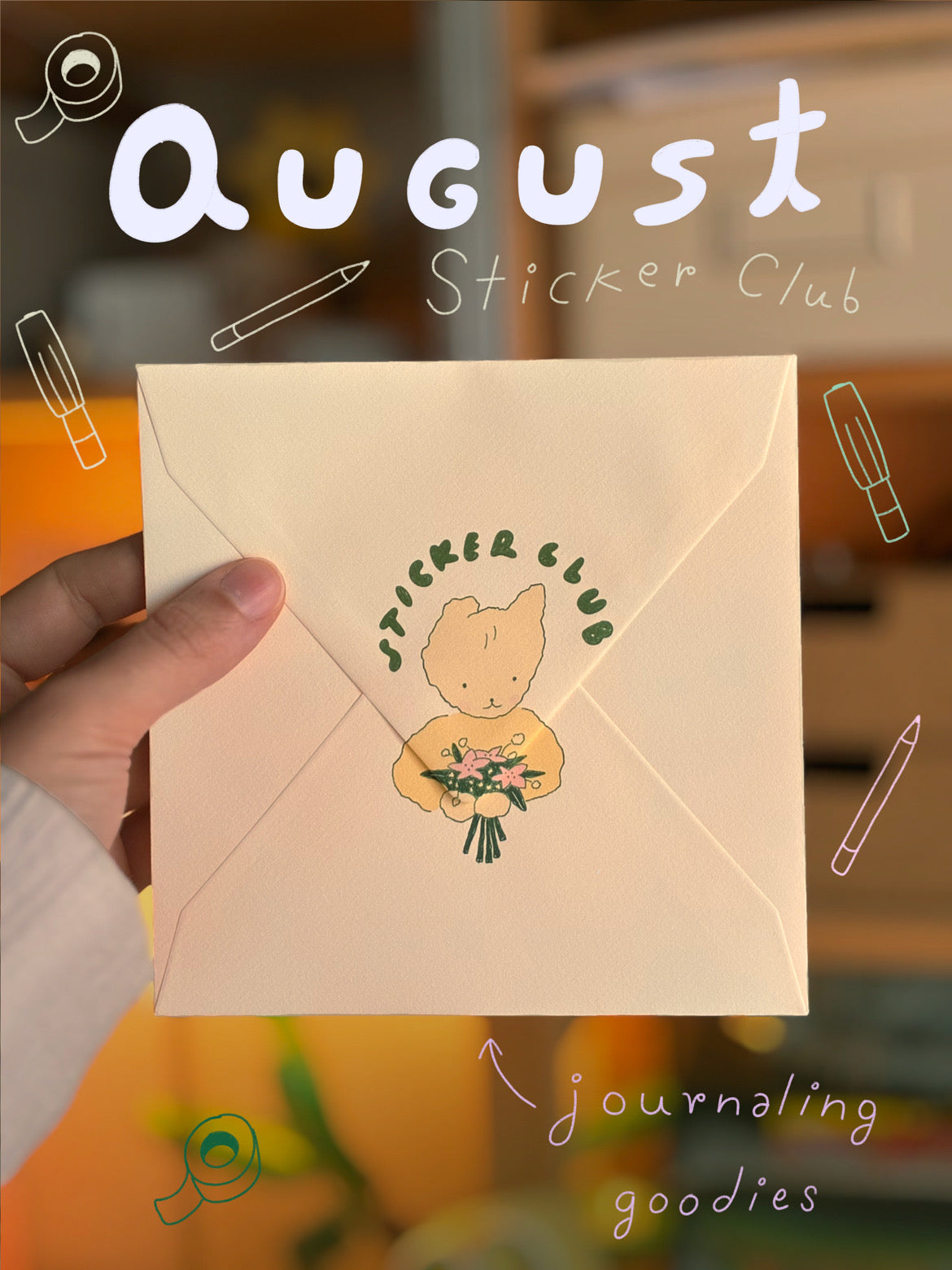 Sticker Club - Mada & Daniela / Límmiðaklúbbur - Mada & Daniela (ágúst)
