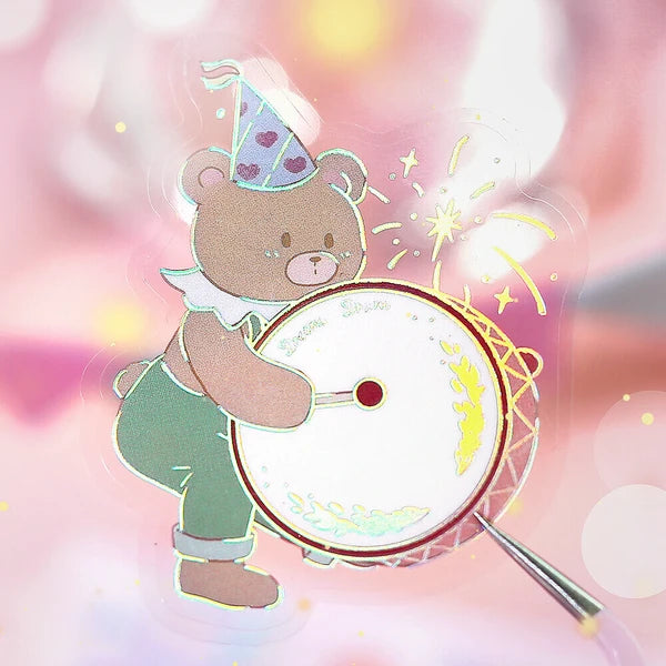 BGM 30 límmiðar í pakka - bleiki skemmtigarðurinn