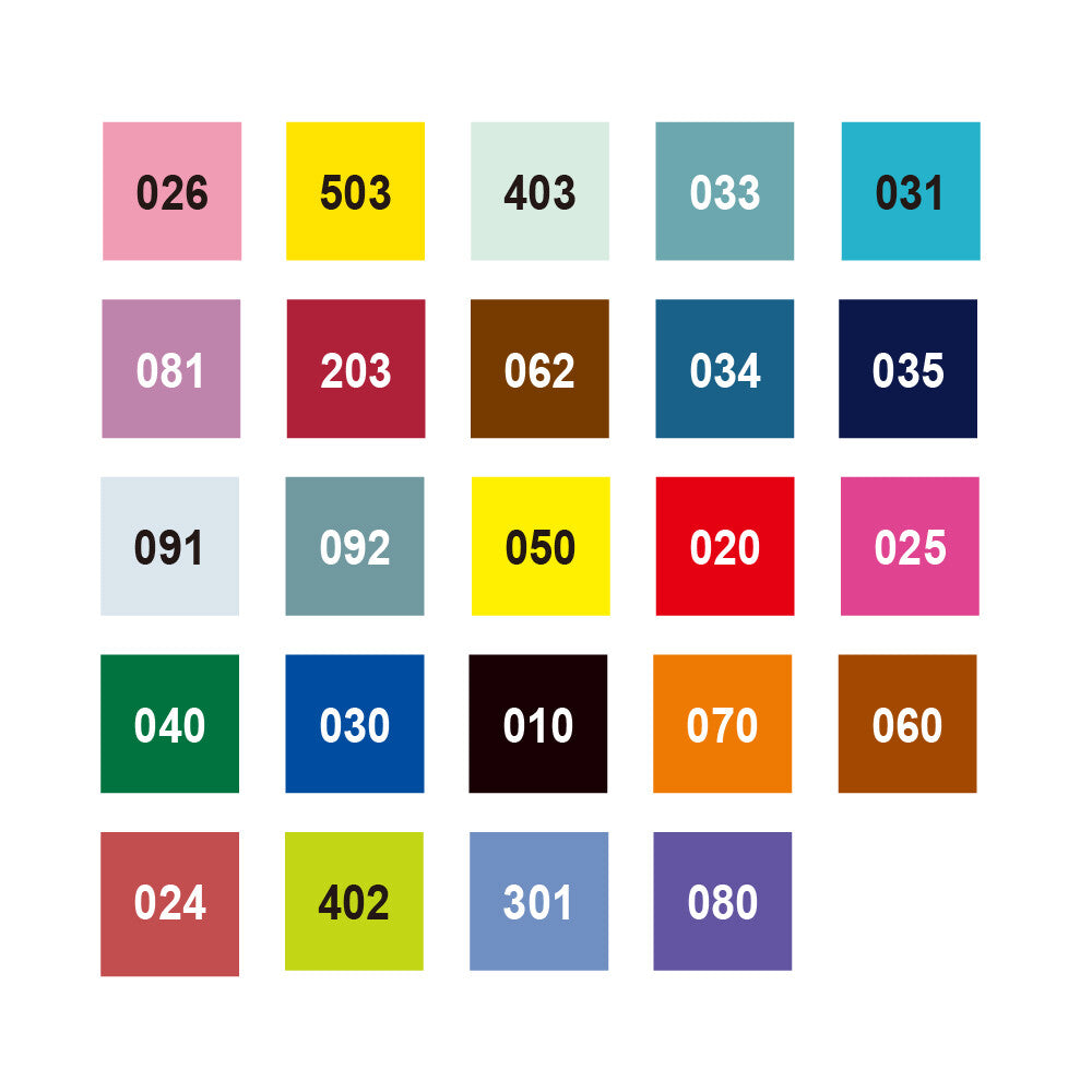 Skrautskriftarpennasett (24 litir)