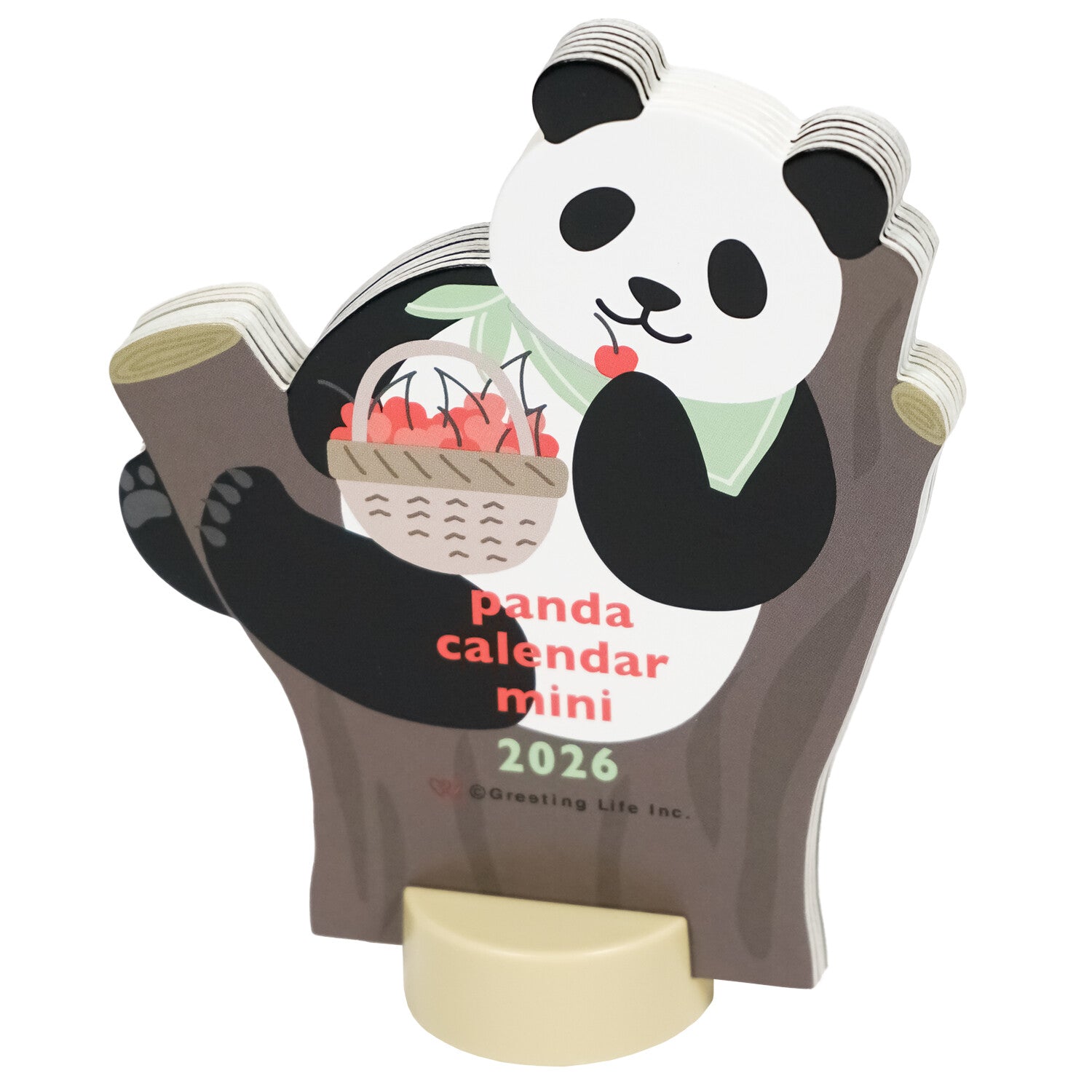 Borðdagatal 2026 - liggjandi panda