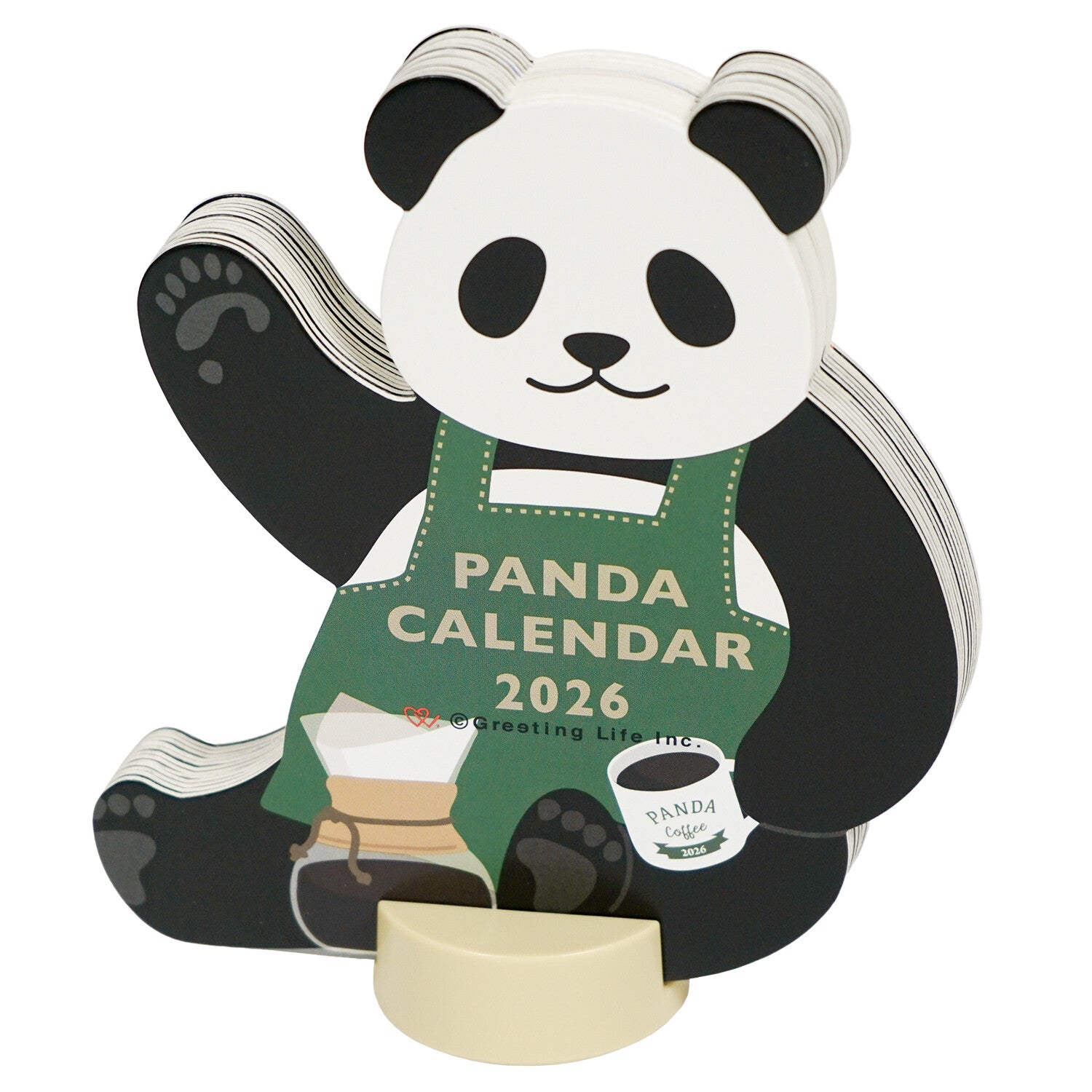 Borðdagatal 2026 - panda í vinnunni