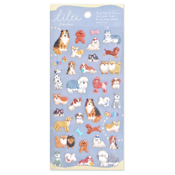 3d límmiðar - hundarnir