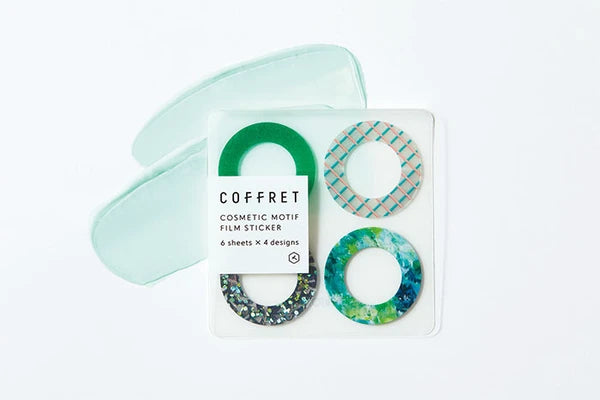 COFFRET límmiðahringir - grænir