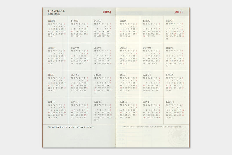 TRC 2024 Weekly Vertical Diary Regular Size (pre-order/forpöntun)