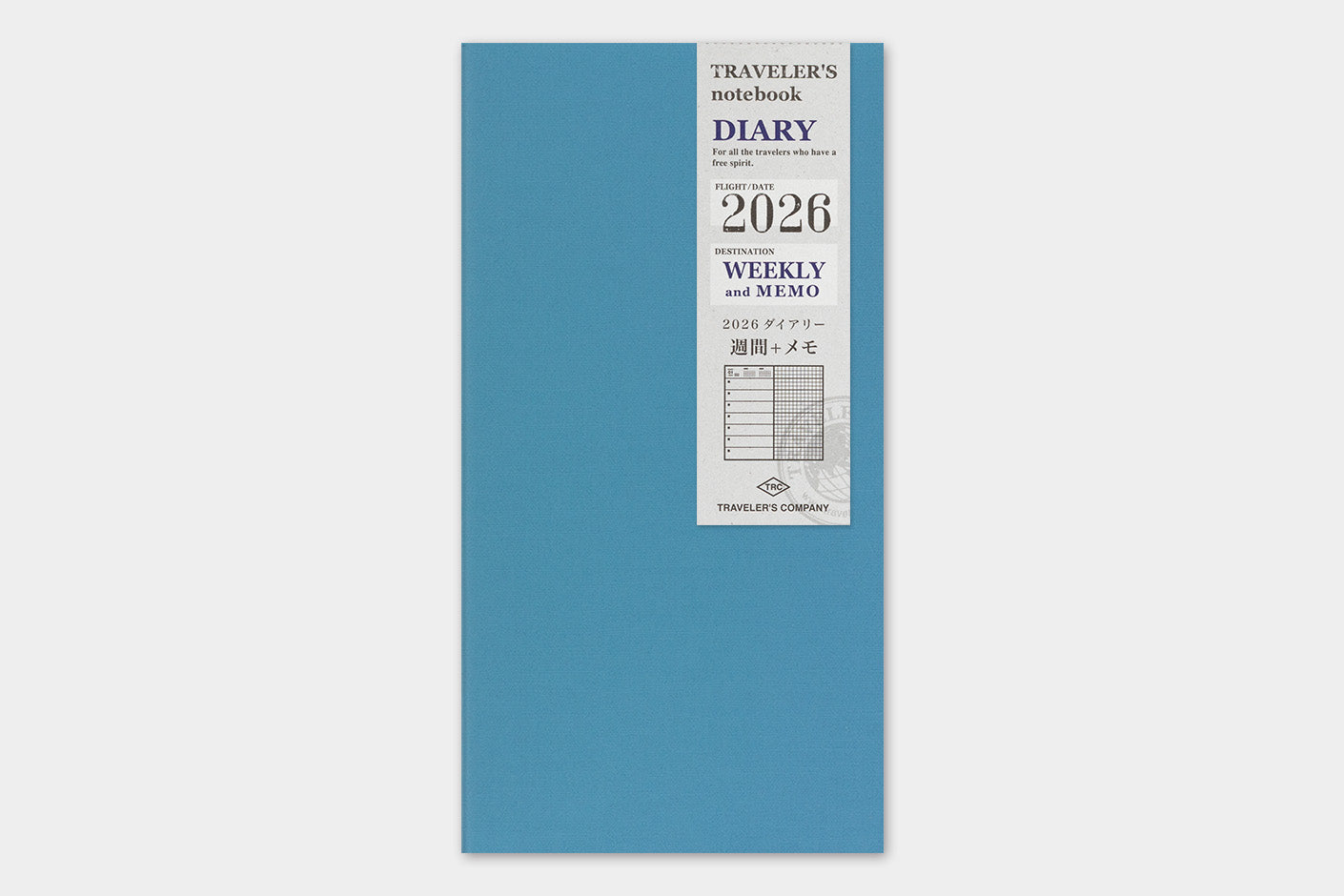 TRC 2026 Weekly + Memo Diary Regular Size (forpöntun/pre-order)