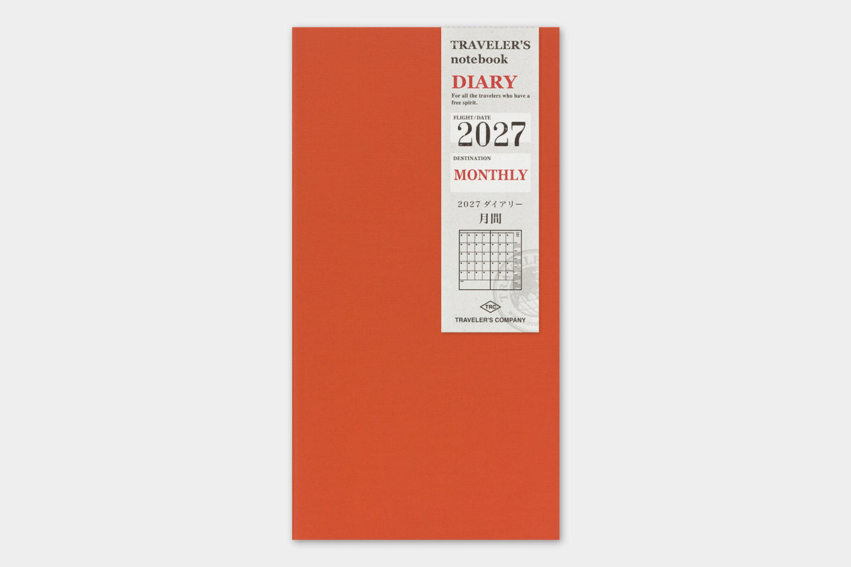 Traveler's Company 2027 Monthly (Regular Size) - forpöntun