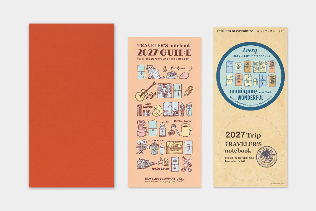 Traveler's Company 2027 Monthly (Regular Size) - forpöntun