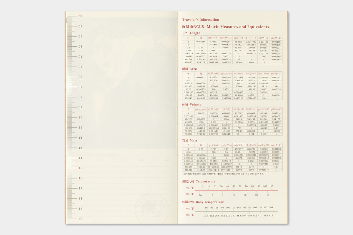 Traveler's Company 2027 Monthly (Regular Size) - forpöntun