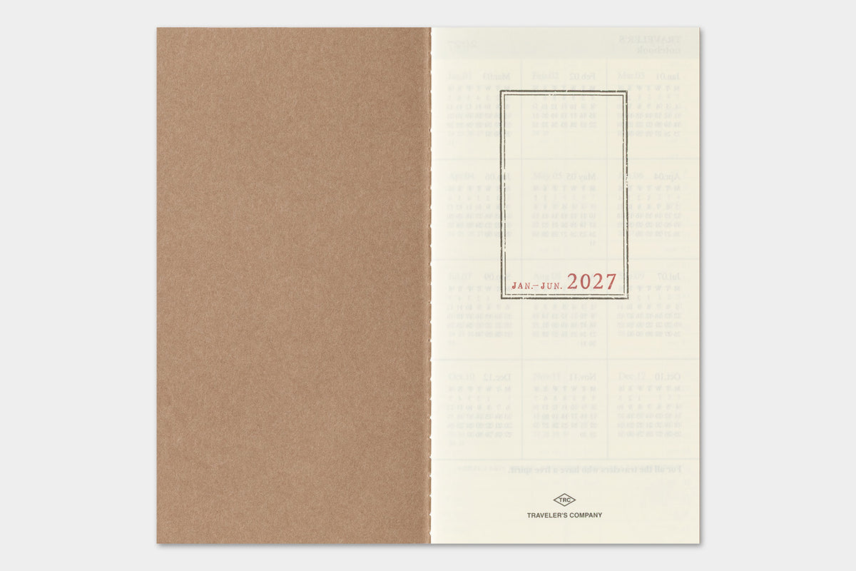 Traveler's Company 2027 Weekly + Memo (Regular Size) - forpöntun