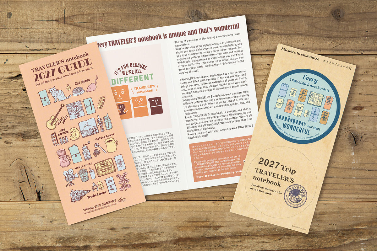 Traveler's Company 2027 Weekly + Memo (Regular Size) - forpöntun