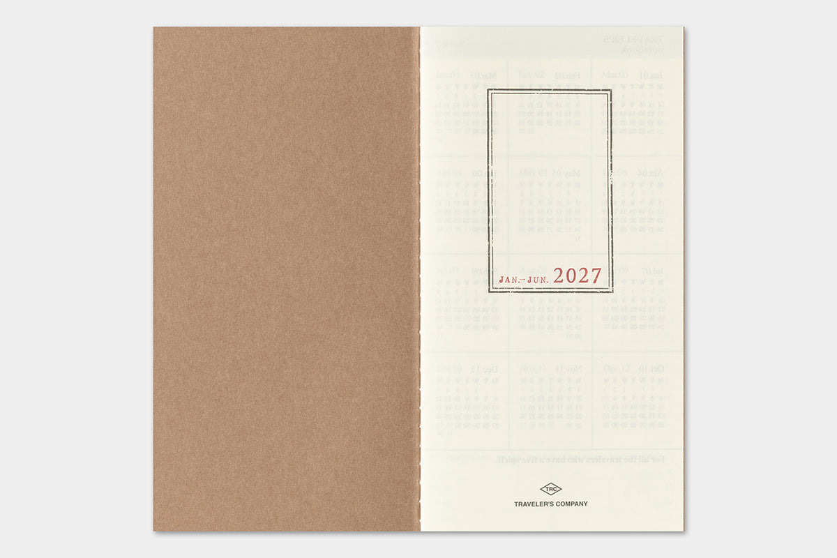 Traveler's Company 2027 Weekly Vertical (Regular Size) - forpöntun