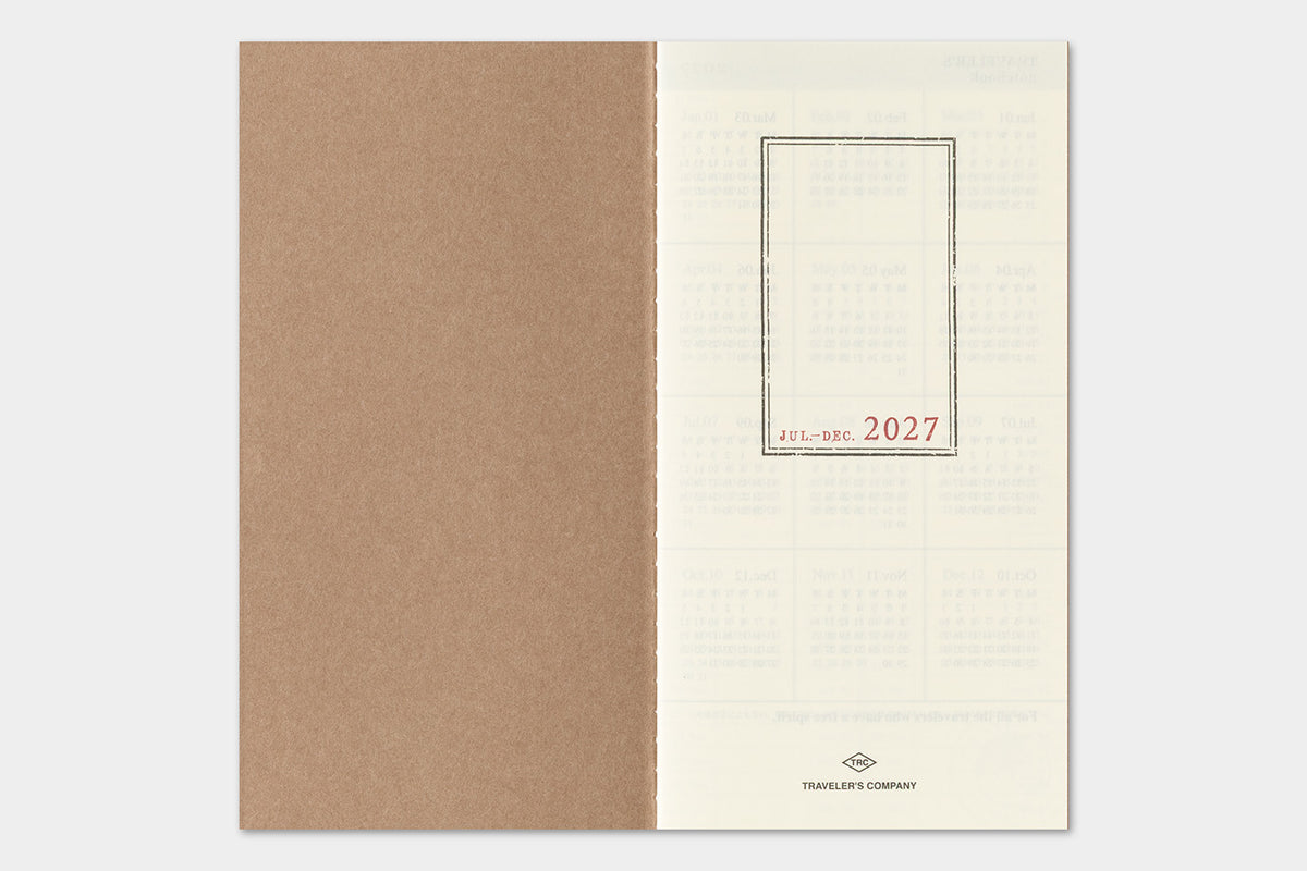 Traveler's Company 2027 Weekly Vertical (Regular Size) - forpöntun