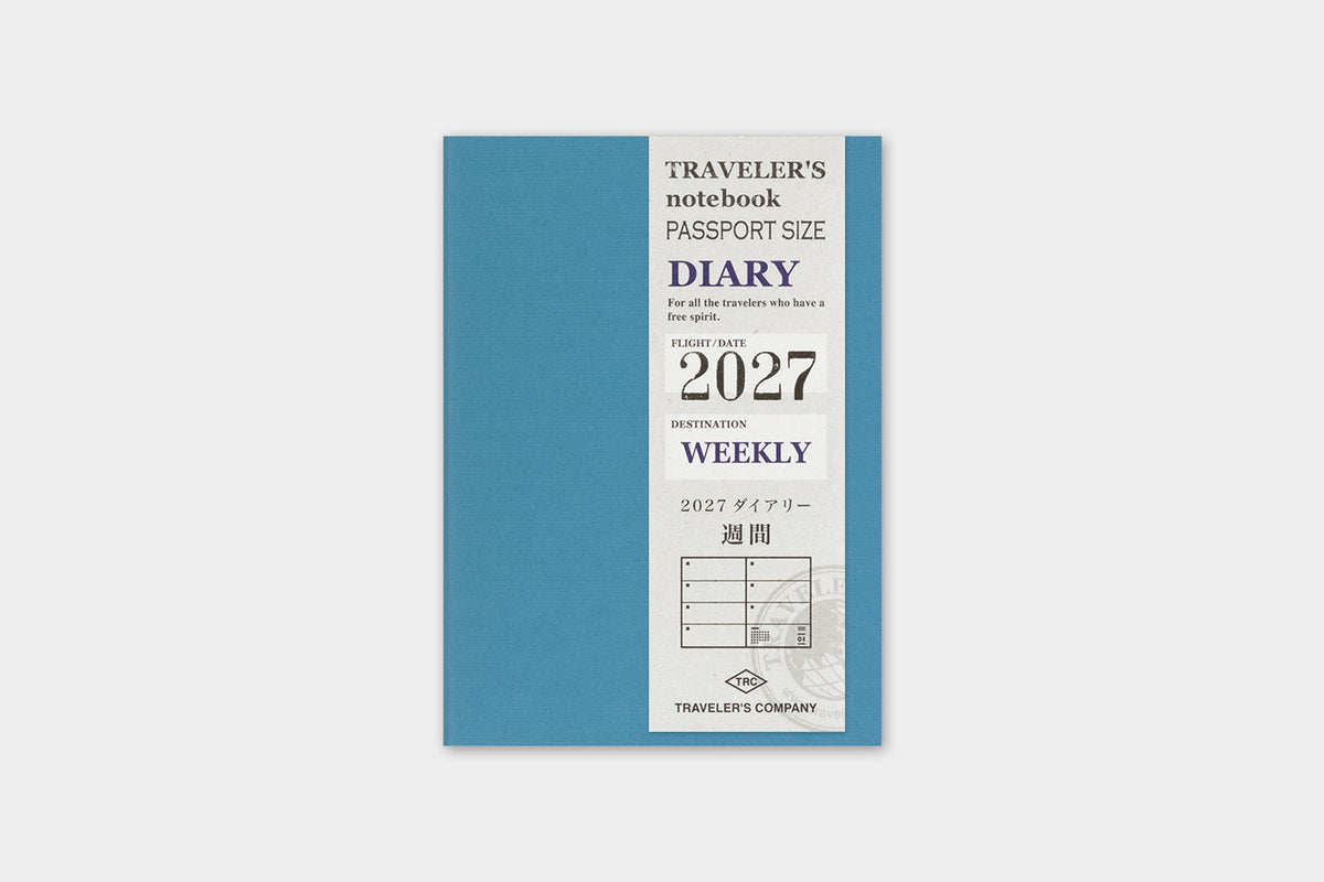 Traveler's Company 2027 Weekly (Passport Size) - forpöntun