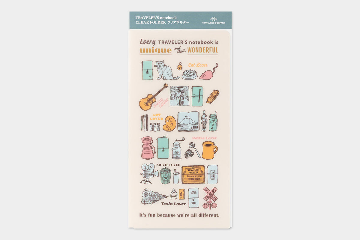 Traveler's Company 2027 Regular Size Clear Folder