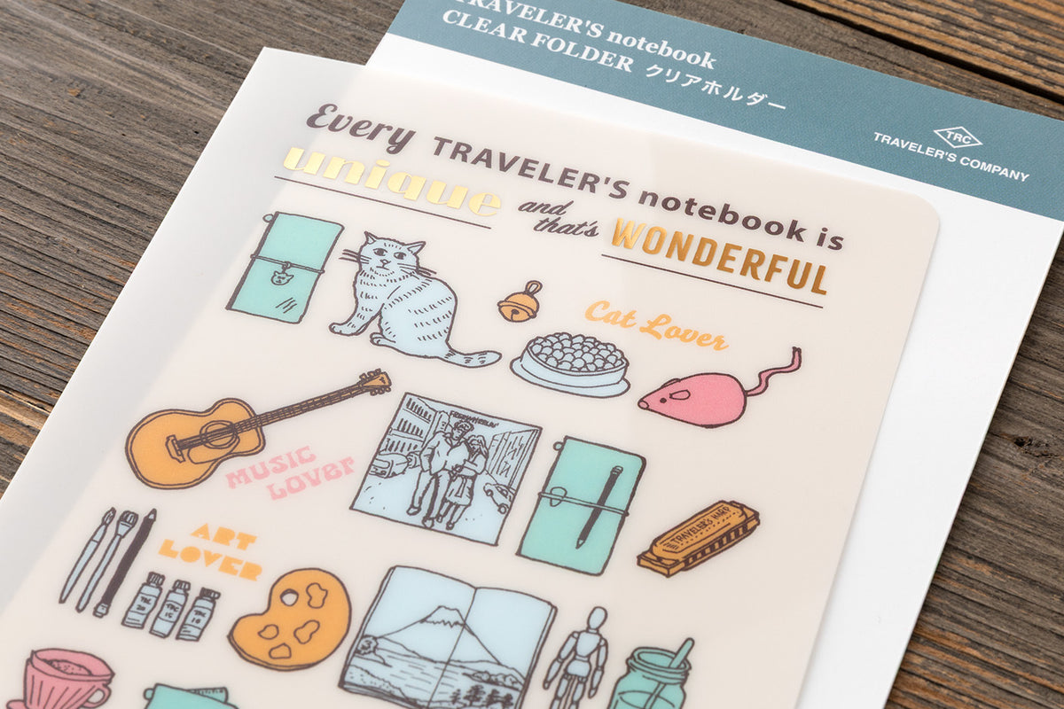 Traveler's Company 2027 Regular Size Clear Folder