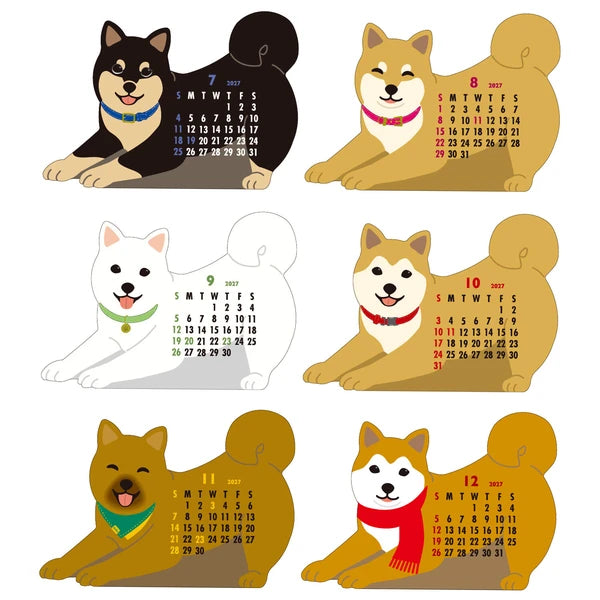 Dagatal 2027 - Shiba Inu hundarnir