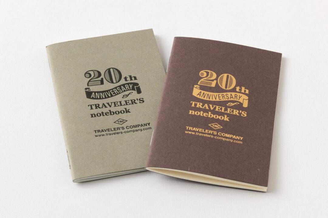 TRAVELER’S notebook Card Size 20th Anniversary Set - Black