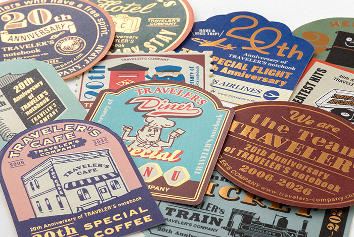 Traveler's Notebook - The 20th Anniversary Customisation Set