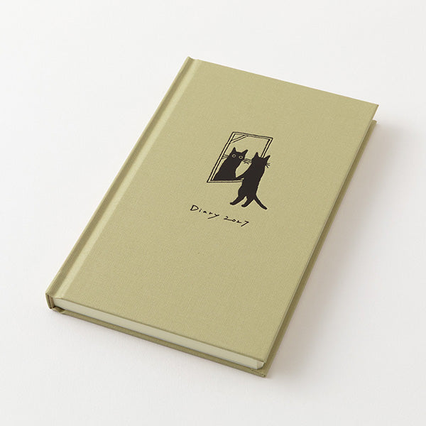 Midori dagbók [B6 - 2027] Cat Beige