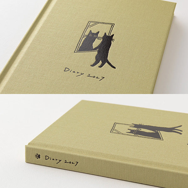 Midori dagbók [B6 - 2027] Cat Beige