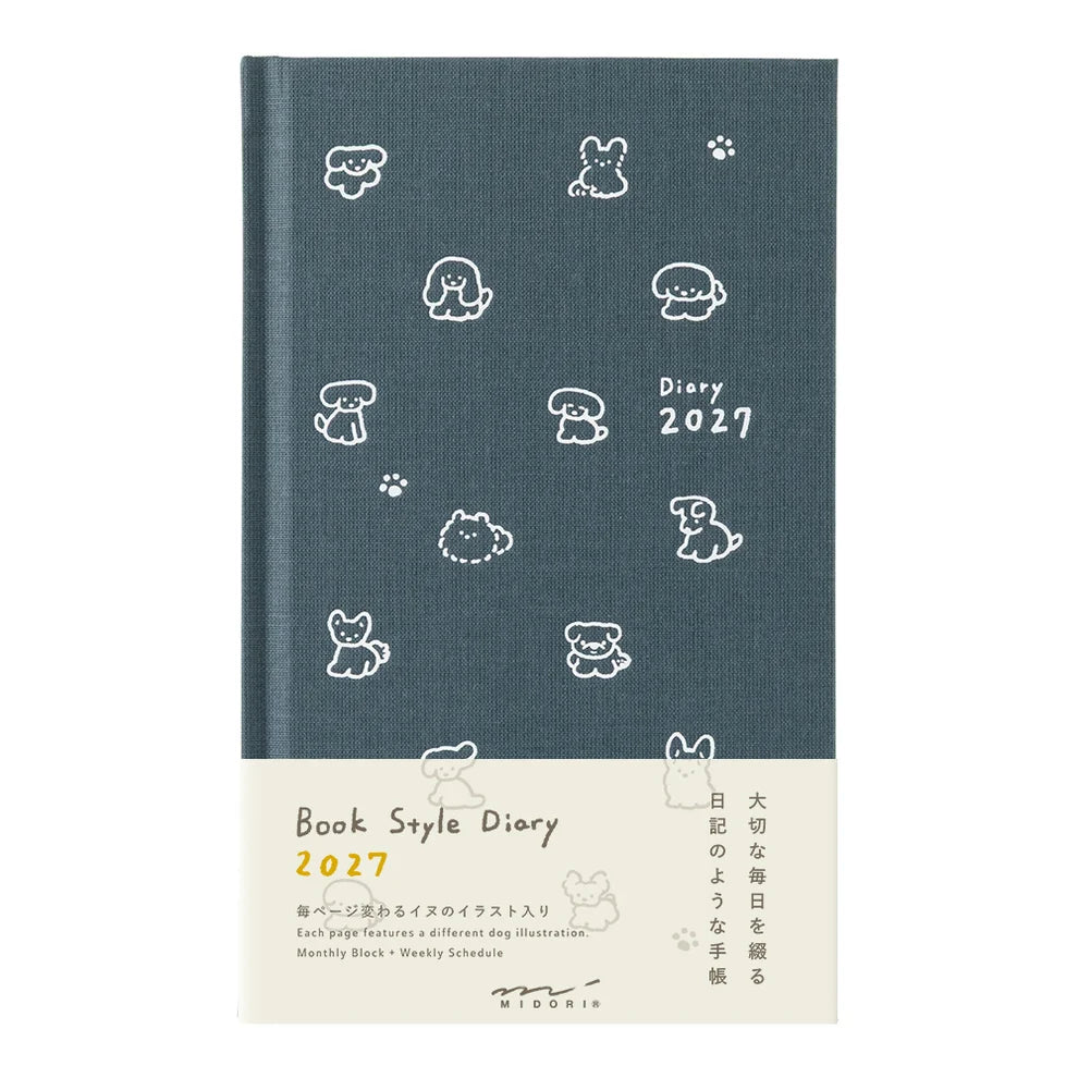 Midori dagbók [B6 - 2027] Dog Navy