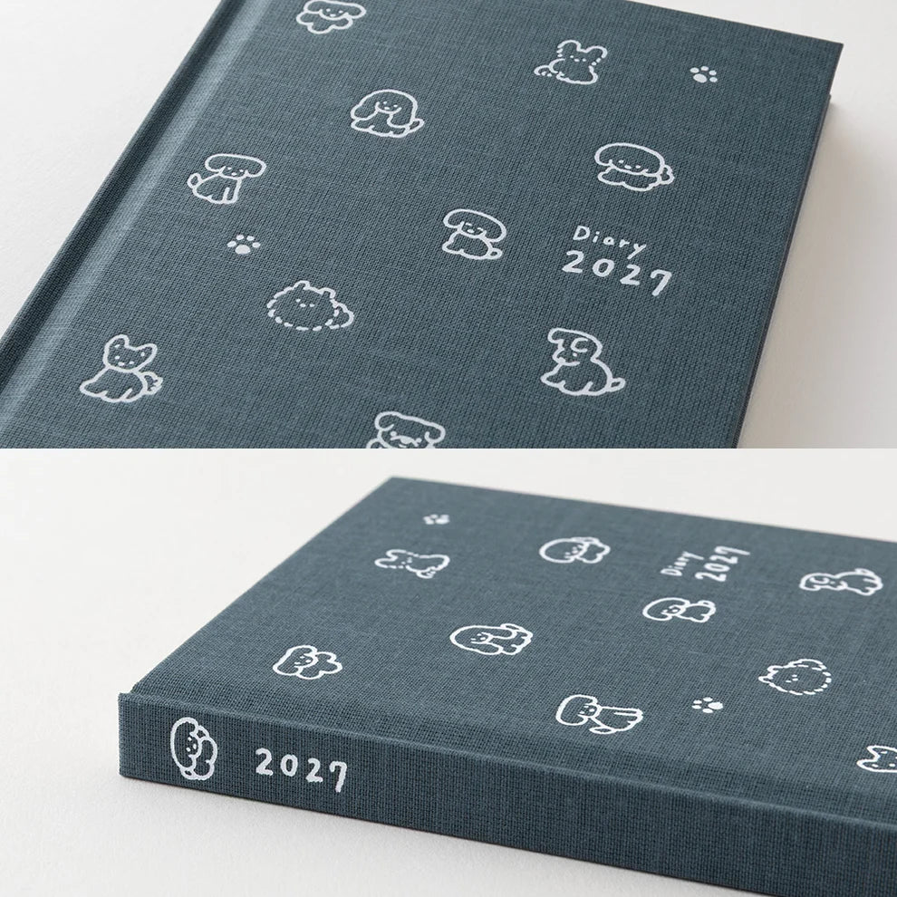 Midori dagbók [B6 - 2027] Dog Navy