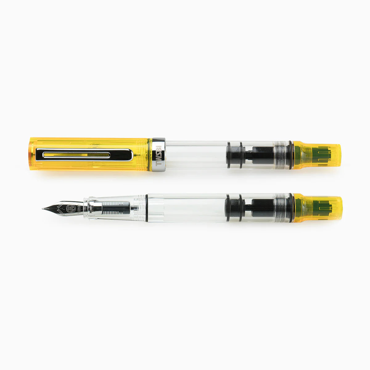 TWSBI ECO TRANSPARENT YELLOW FOUNTAIN PEN - EF/M/B