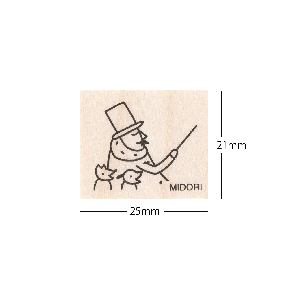 Ojisan 30th Anniversary Wooden Stamp A